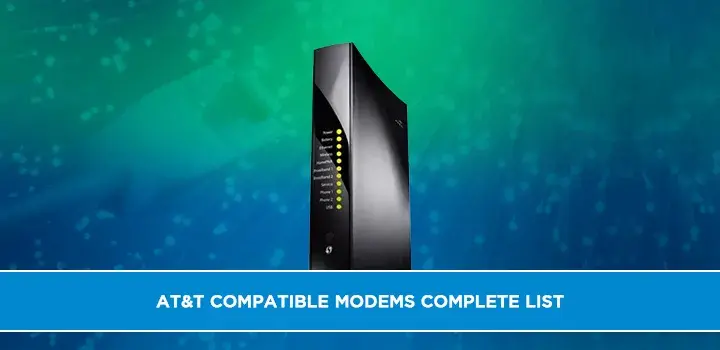 AT&T Compatible Modems Complete List