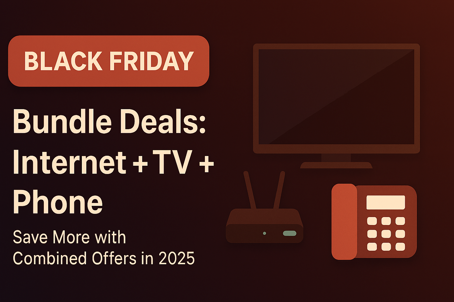 Black Friday Bundle Deals: Internet + TV + Phone Save More with Combined Offers in 2025
