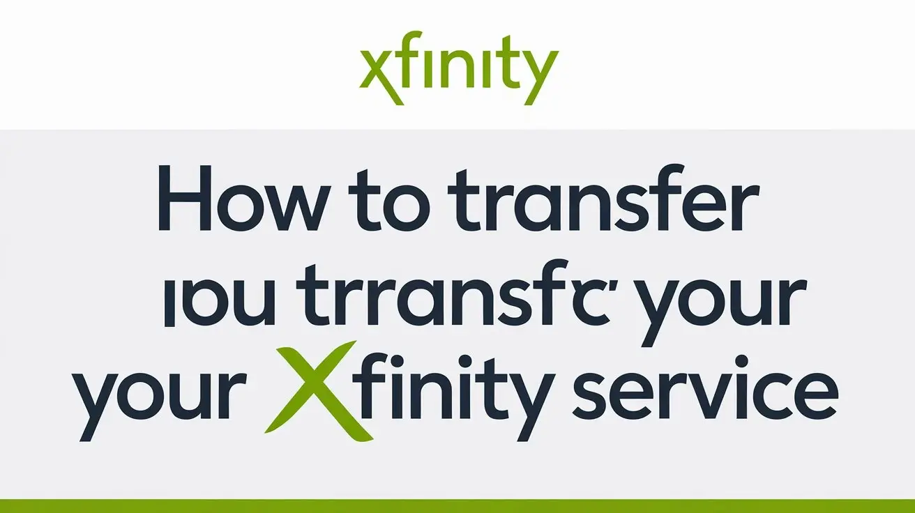 How to Transfer Your Xfinity Service? A Step-by-Step Guide